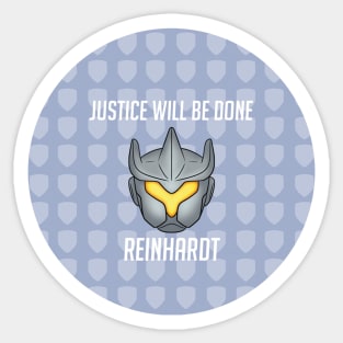 Reinhardt chibi OW Sticker